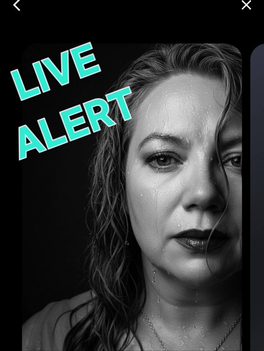 Authentic Holly Live Alert Follow Me Flyer